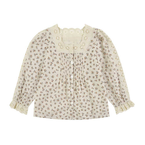 BLUSA CLAUDETTE FLORES Little Cotton Clothes