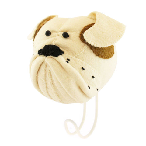 COLGADOR DE PERRO BULLDOG DE LANA Fiona Walker