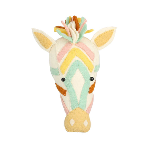 CABEZA ZEBRA LANA PARA PARED Fiona Walker