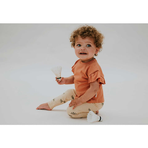 CAMISETA BABY MANGA CON VOLANTE Sproet & Sprout