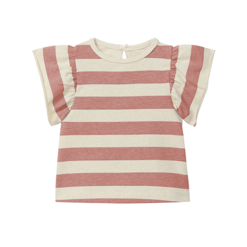Snug CAMISETA BEBÉ ROSA CON MANGAS CON VOLANTES