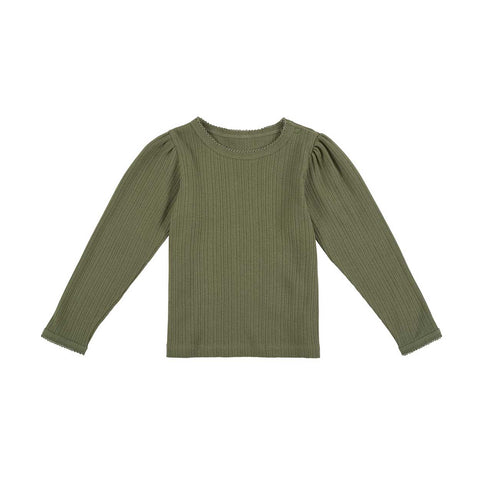 CAMISETA BEBÉ TEXTURA VERDE Little cotton clothes