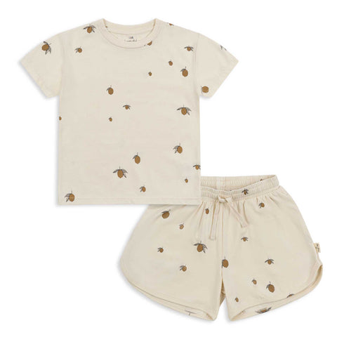 CONJUNTO CAMISETA Y SHORTS LEMON Konges Sløjd