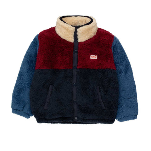CHAQUETA BORREGUITO AZUL Tiny cottons