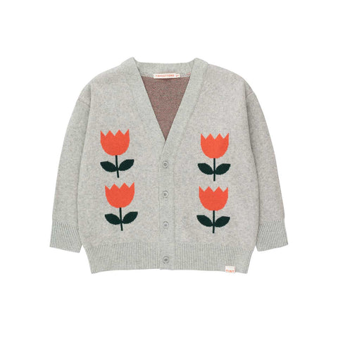 CHAQUETA PUNTO FLOWERS Tiny Cottons