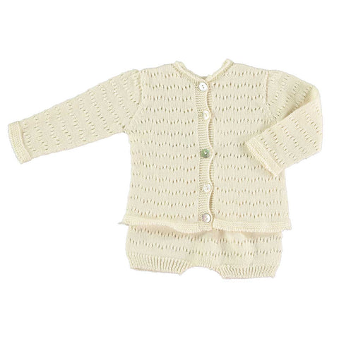 CONJUNTO PUNTO CALADO CON BLOOMER CRUDO Mamitis