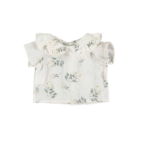 BLUSITA CUELLO CON VOLANTE PRINT FLORAL Mamitis