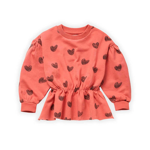 SUDADERA CORAZONES Sproet & Sprout