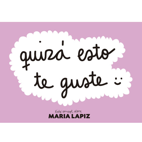 TARJETA REGALO María Lápiz