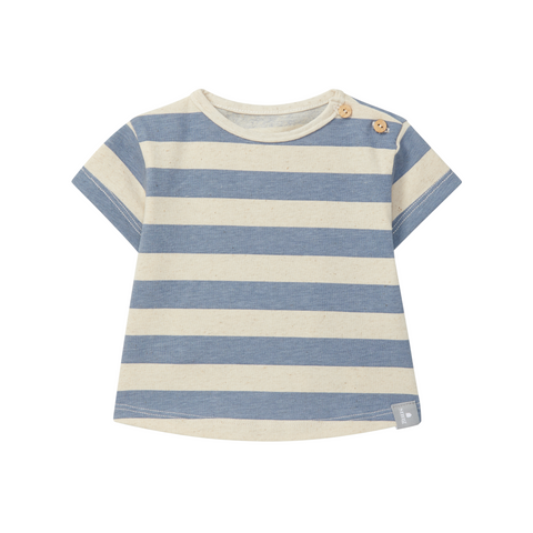 Snug CAMISETA BEBÉ AZUL MANGA CORTA