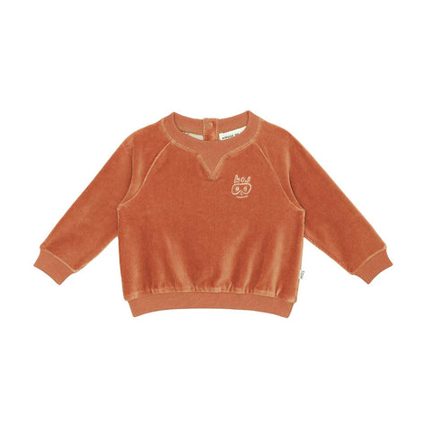 House of Jamie SUDADERA BEBE TERCIOPELO