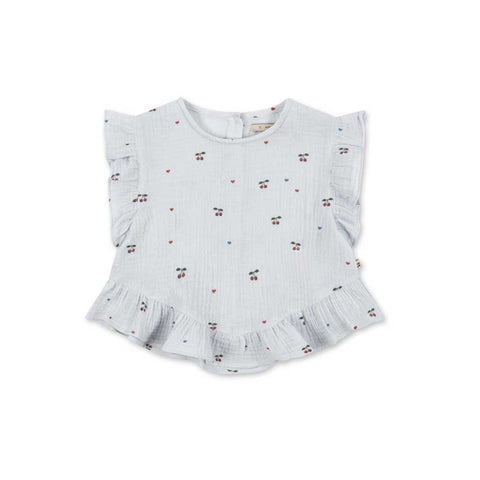 Konges Sløjd BLUSA VOLANTE CHERRY