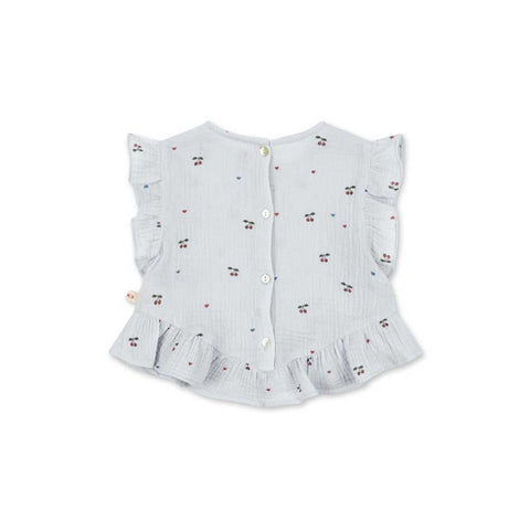 Konges Sløjd BLUSA VOLANTE CHERRY