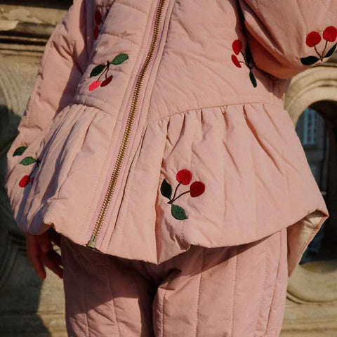 Konges Sløjd CHAQUETA IMPERMEABLE VOLANTE CHERRY (BABY + KIDS)