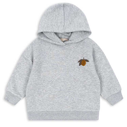Konges Sløjd SUDADERA CAPUCHA LEMON