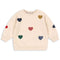 Konges Sløjd SUDADERA HEARTS MULTICOLOR