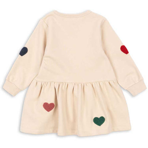 Konges Sløjd VESTIDO HEARTS MULTICOLOR