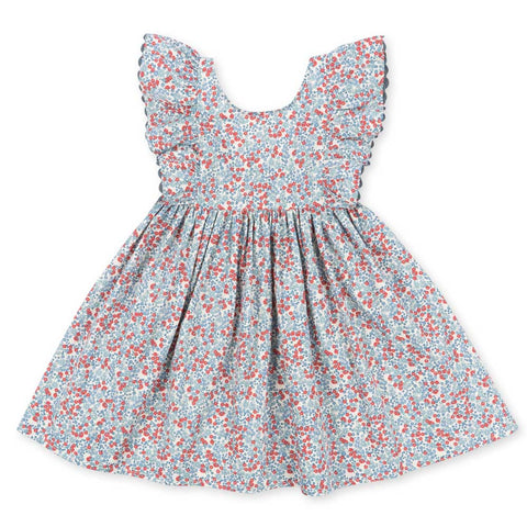 Konges Sløjd VESTIDO VERBENA BIBI BLUE