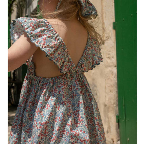 Konges Sløjd VESTIDO VERBENA BIBI BLUE