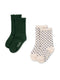 Konges Slojd CALCETINES DOTS PACK 2