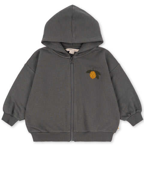 Konges Sløjd SUDADERA CAPUCHA LEMON
