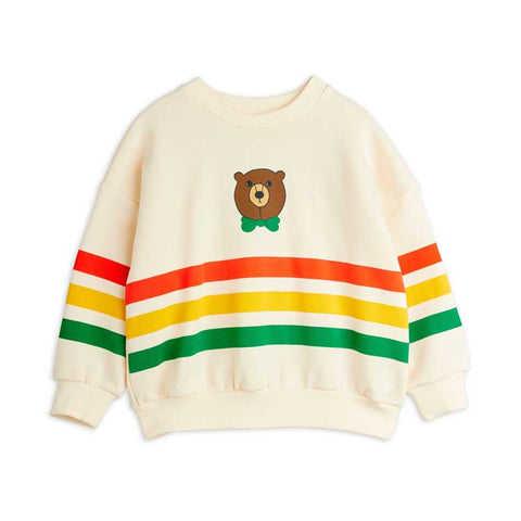 Mini Rodini SUDADERA BEAR STRIPES