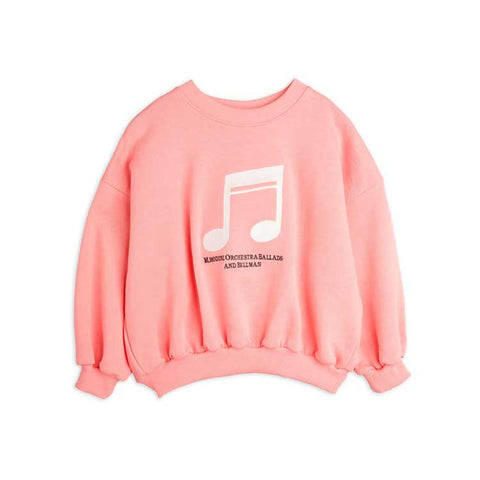 Mini Rodini SUDADERA NOTE ROSA