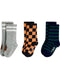 Mini Rodini CALCETINES CHESS CHECK PACK