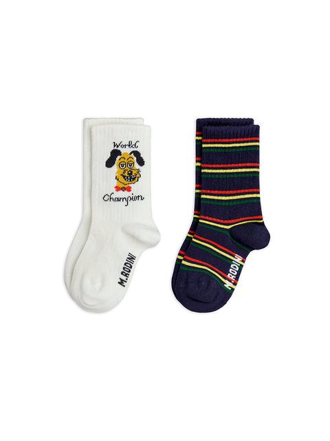 Mini Rodini CALCETINES PRIX PACK 2