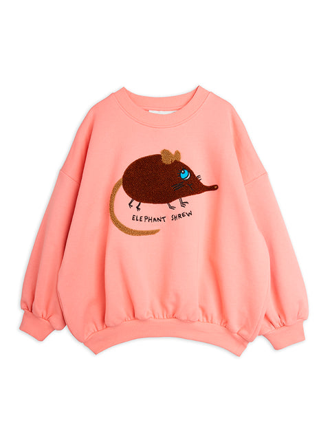 Mini Rodini SUDADERA ELEPHANT SHREW ROSA