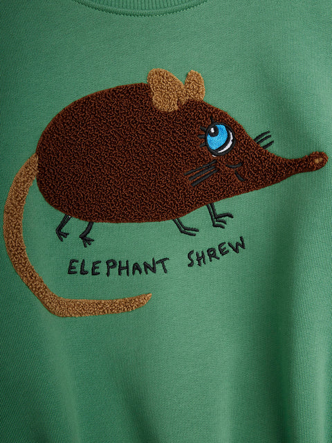 Mini Rodini SUDADERA ELEPHANT SHREW VERDE