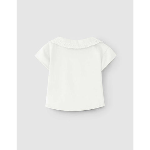 Snug CAMISETA BEBÉ CUELLO RIBETE CROCHET
