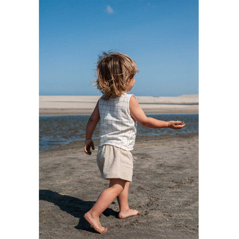 Snug CONJUNTO BEBÉ CAMISETA CUADROS Y SHORTS