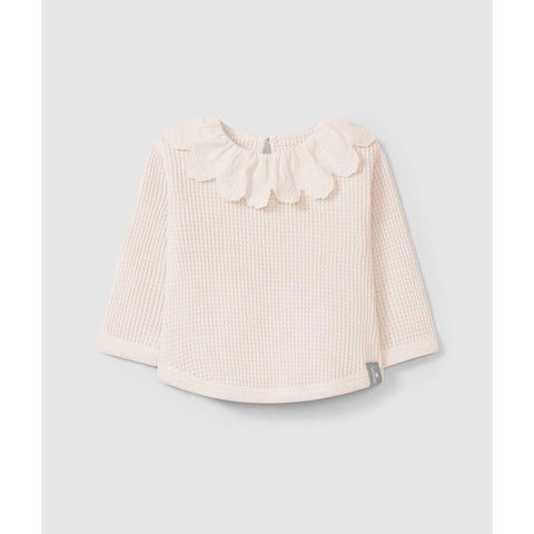Snug SUDADERA BEBE WAFFLE CUELLO BORDADO