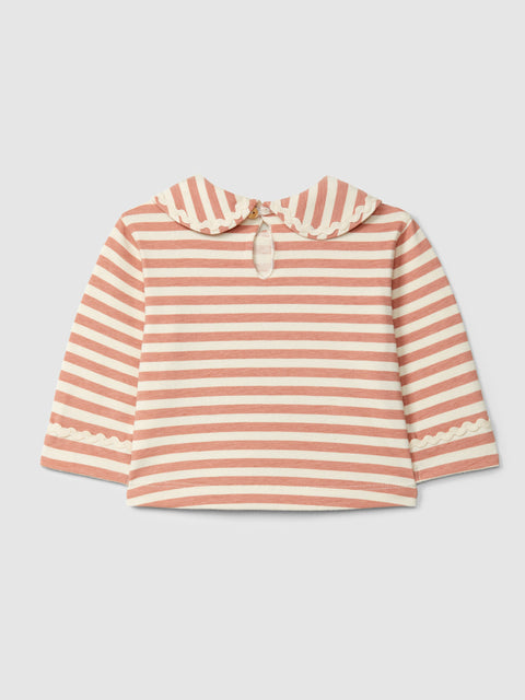 Snug CAMISETA BEBÉ RAYAS CUELLO
