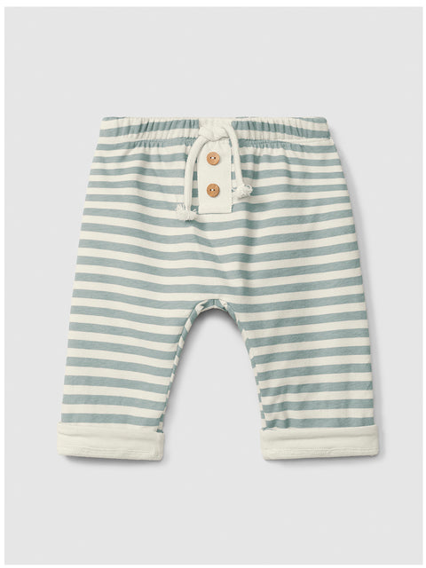 Snug PANTALÓN BEBÉ RAYAS VERDE