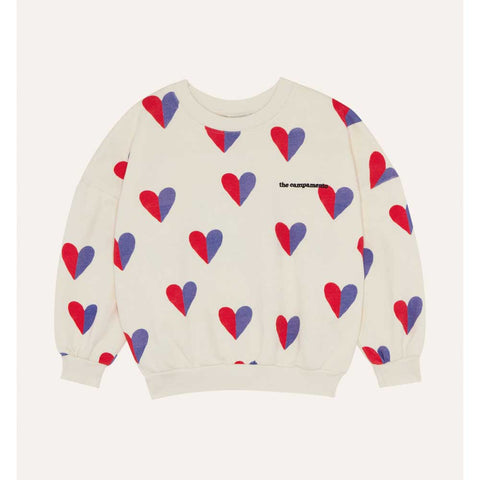 The Campamento SUDADERA BICOLOR HEARTS