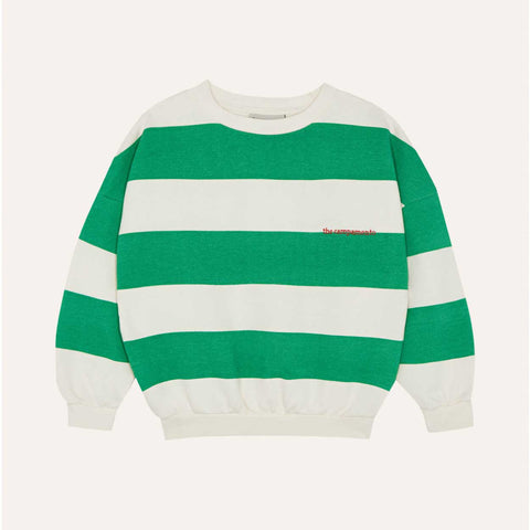 The Campamento SUDADERA RAYAS VERDE