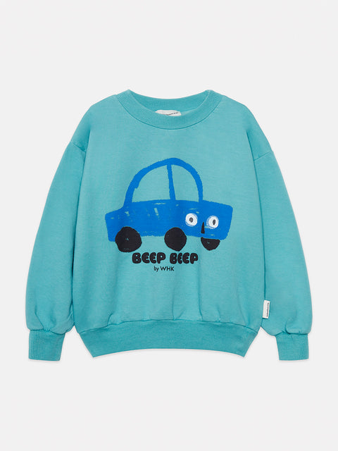 The Weekend House Kids SUDADERA VERDE BEEP BEEP