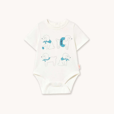 Tinycottons BODY BEBE POODLE