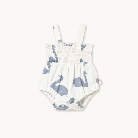 Tinycottons PELELE BEBE SWAN