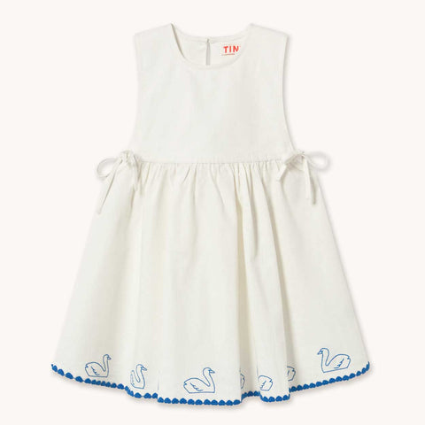 Tinycottons VESTIDO LAZOS SWANS
