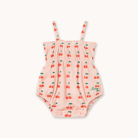 Tinycottons PELELE BEBE CHERRY