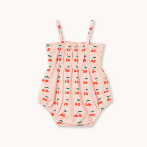 Tinycottons PELELE BEBE CHERRY