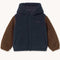 Tinycottons CHAQUETA BORREGUITO COLOR BLOCK MARINO