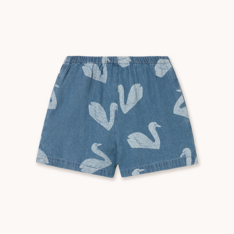 Tinycottons PANTALON CORTO BIG SWANS