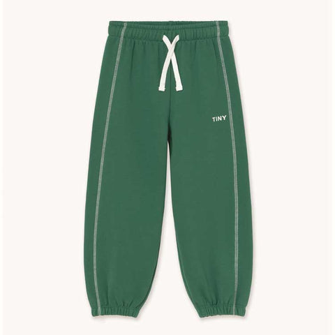 Tinycottons PANTALÓN JOGGER CONTRASTE VERDE