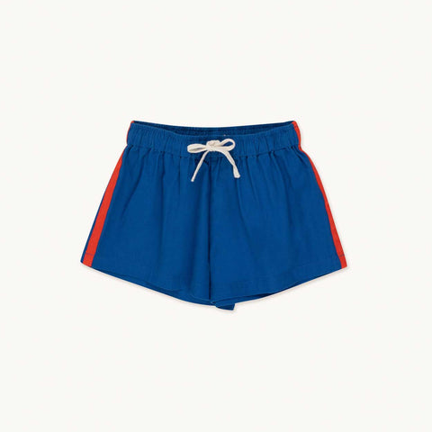 Tinycottons SHORTS AZUL RAYA LATERAL
