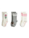 Mini Rodini CALCETINES ANTIDESLIZANTE VIOLA RAYAS