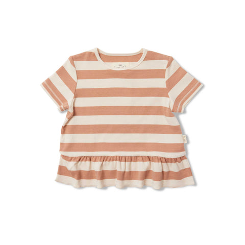 CAMISETA RAYAS CON VOLANTE Konges Sløjd